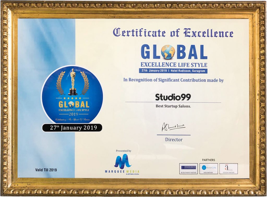 About Studio99 Unisex Salon & Spa Best Salon Chain in India